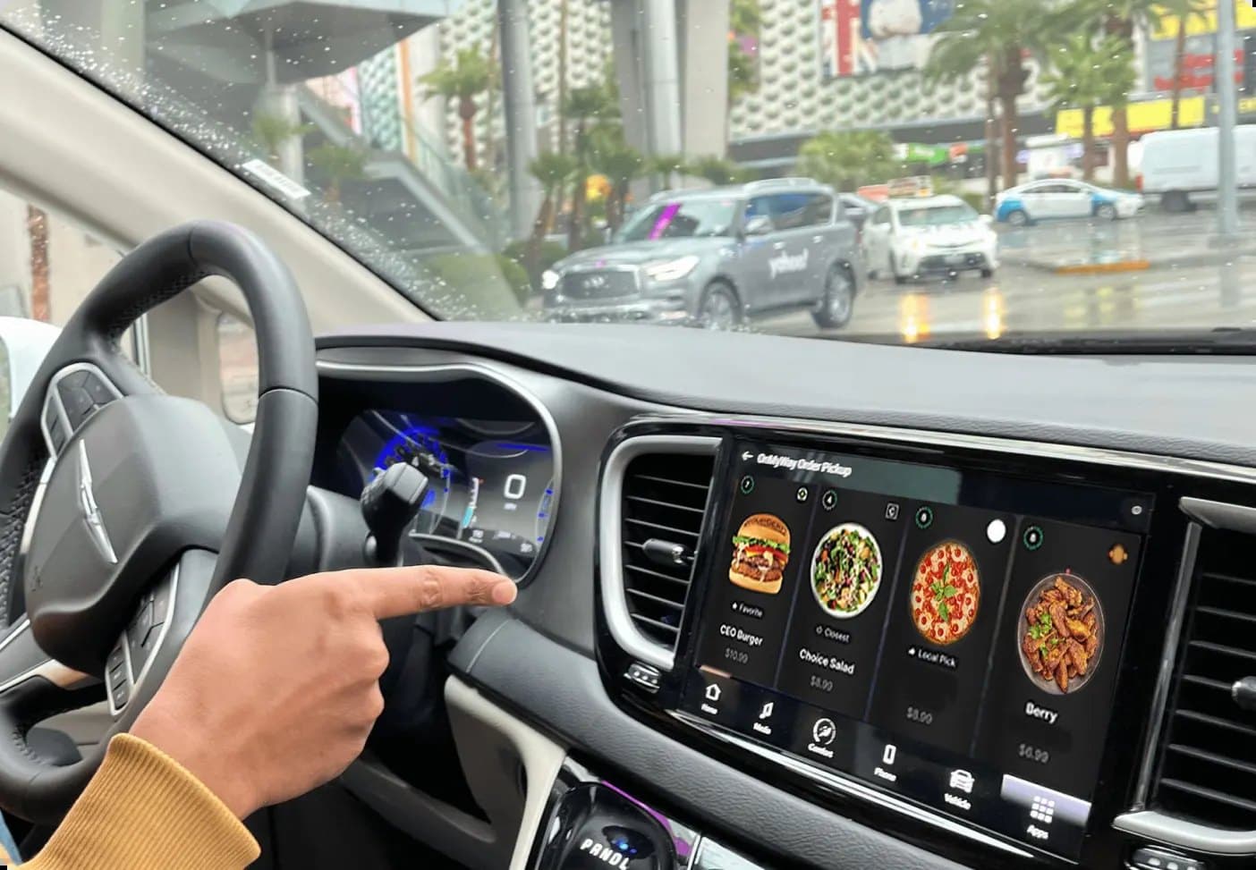 OnMyWay on a real dashboard